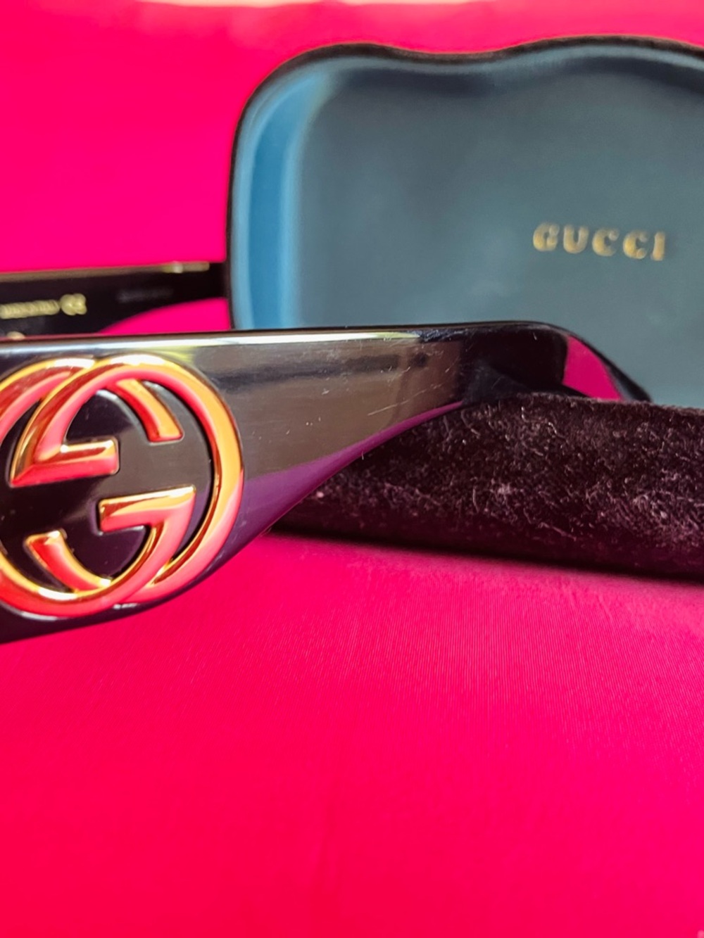 GUCCI Hollywood Forever line up sunglasses clear lense rare - Picture 9 of 10